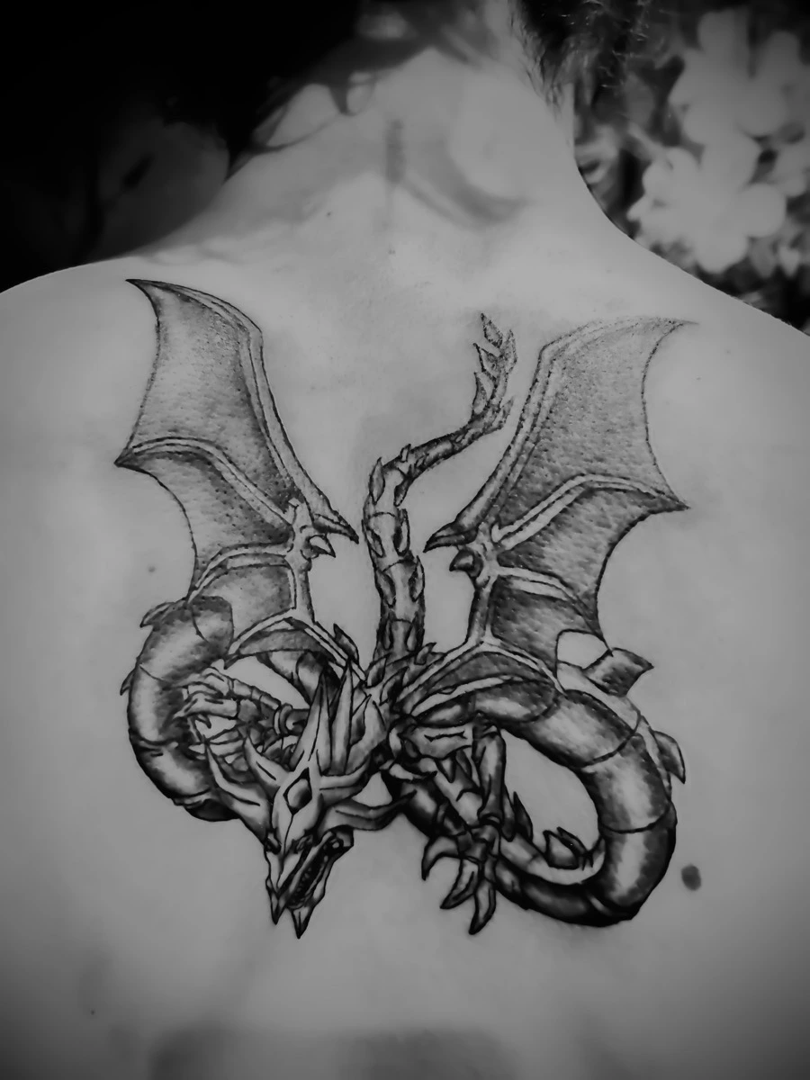tatouage dragon pokemon dos - taouage